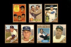 1962 Topps Baseball Complete Set (598) Mantle Mays Aaron PSA 6