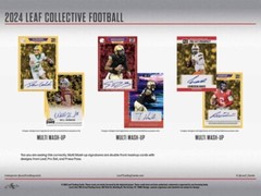 2024 Leaf Collective Football Factory Sealed Jumbo Box
