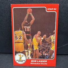 Star 1983-84 Base Set Bob Lanier #45 Milwaukee Bucks Basketball Card