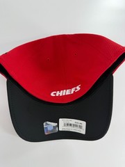Kansas City Chiefs New Era Cap Red 39Thirty SZ S/M Stretch Fit Hat Black NWT