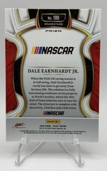 2026 Panini Select Racing Dale Earnhardt Jr Orange Cracked Ice #100 NASCAR