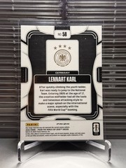 Lennart Karl 2026 Prizm World Cup Rookie RC #58 Flash Prizm Germany