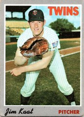 1970 Topps JIM KAAT #75 EX