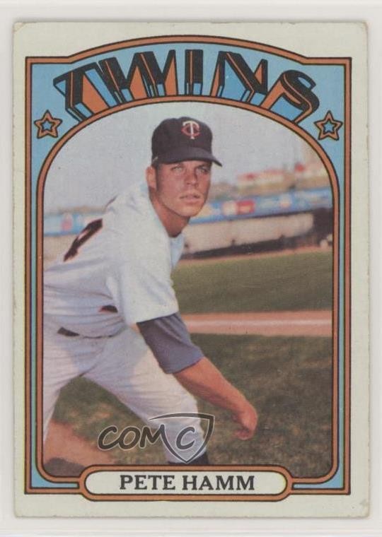 1972 Topps Pete Hamm #501 0l4h