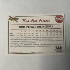 2001 Sunoco/Coca-Cola Dream Team – Joe Morgan, Tony Perez #3