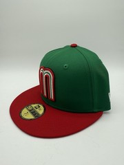 New Era 2026 Mexico 7 1/4 World Baseball Classic 59FIFTY Fitted Hat Green/Red