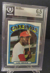 1972 Topps Baseball #200 Lou Brock BGS 6.5 EX-MT+ St. Louis Cardinals Beckett