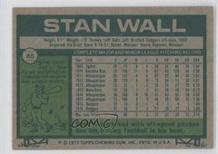 2015 Topps Originals Buybacks Stan Wall #1977-88 0b0