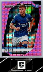 2024-25 Panini Prizm Premier League #287 Leif Davis Pink Mosaic