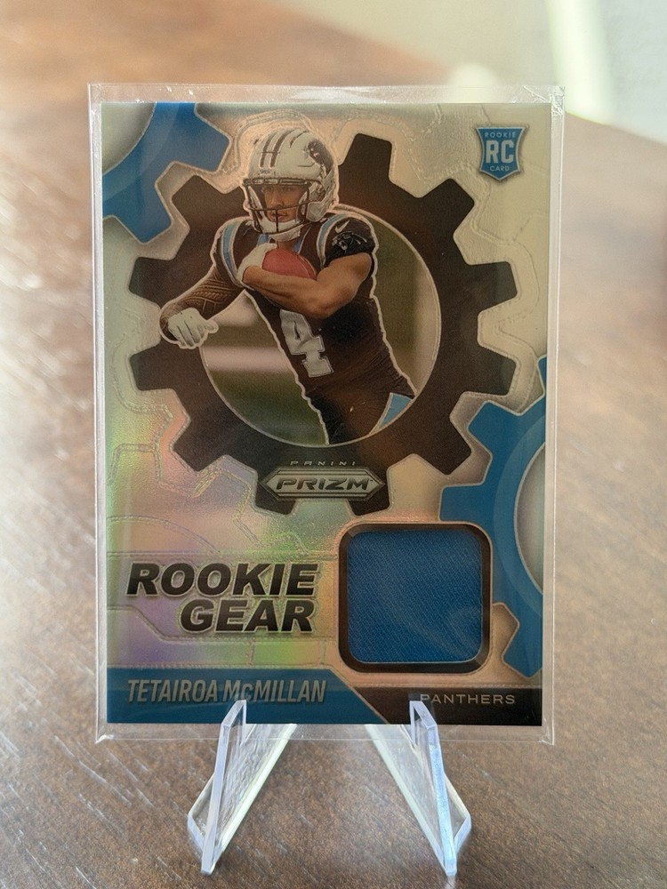 2025 Prizm Football Rookie Gear Tetairoa McMillan Rgr-tmc