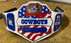 Custom Dallas cowboy new championship replica belt Adult Size 2MM Brass
