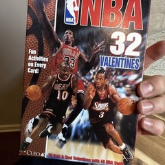 1999 CLEO NBA Valentines Cards – 32 Cards / 48 NBA Seals – New Sealed Box