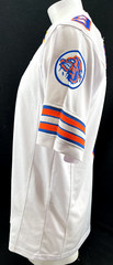 Autographed Waterboy Mud Dogs Football Jersey Adam Sandler Signed White Men&rsquo;s M