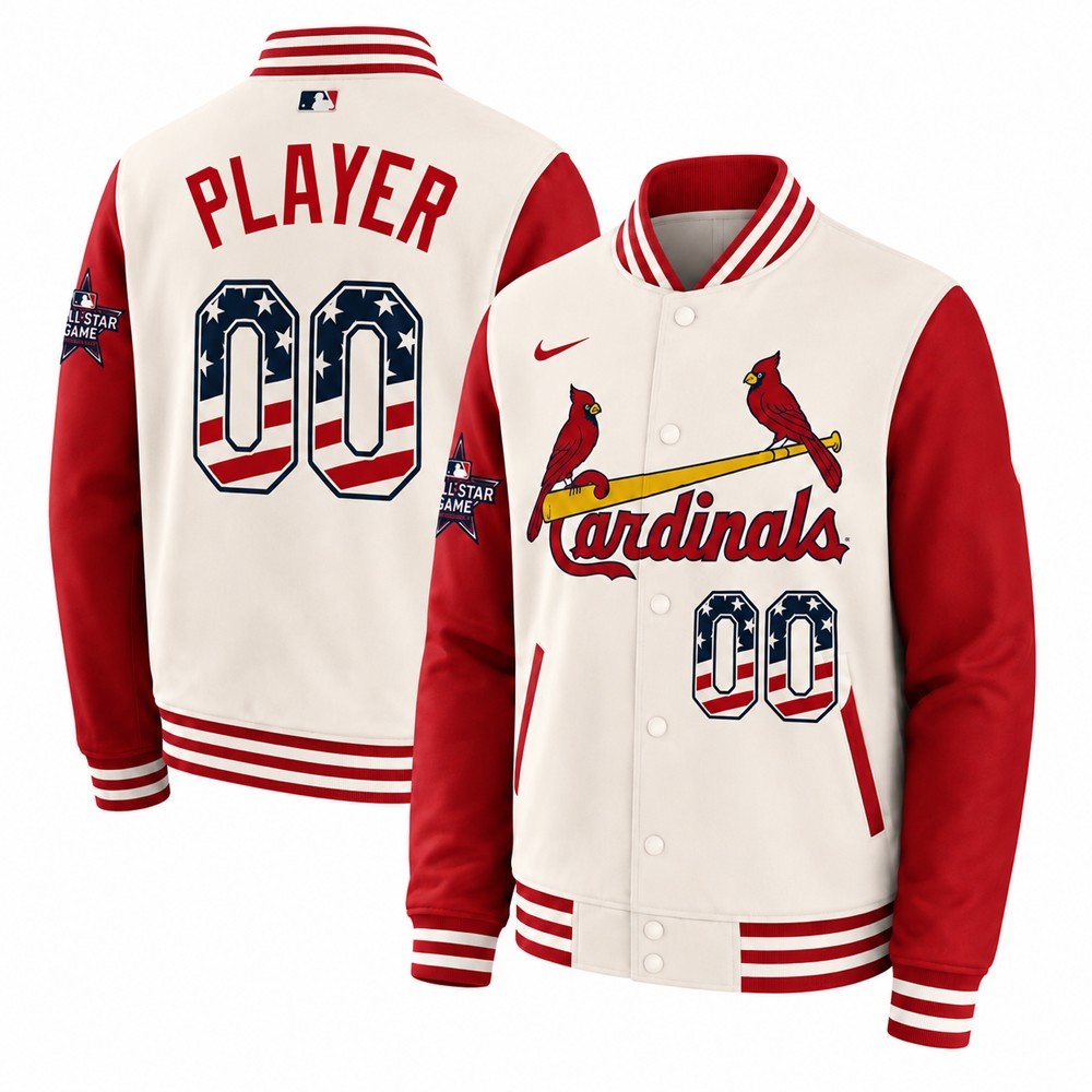All Star Game 2026 St. Louis Cardinals Baseball Jacket – ALL PRINT