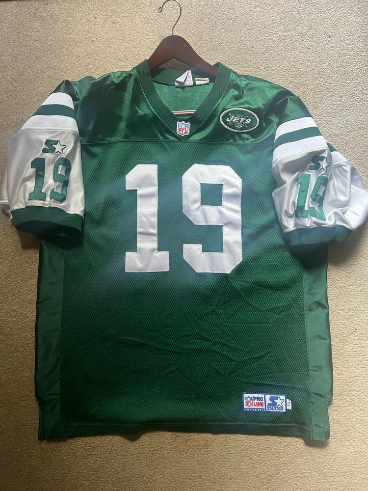 Authentic NY Jets Keyshawn Johnson Vintage Starter Jersey 52 Sewn NFL