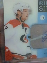 2014 – 15 UPPER DECK RINKSIDE SIGNINGS ERIC STAAL AUTOGRAPH #RS-ES HURRICANES