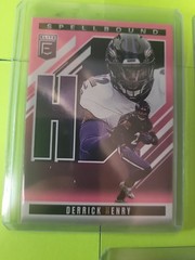 2025 Panini Donruss Elite Spellbound PINK Set Derrick Henry Ravens