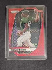 Yordanny Monegro #25 2025 Panini Prizm Red Power Prizms 26/99 Boston Red Sox