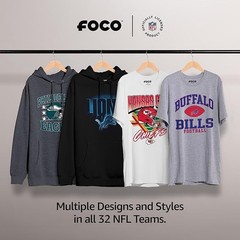FOCO NFL Blackout Team Logo Pullover Hoodie
