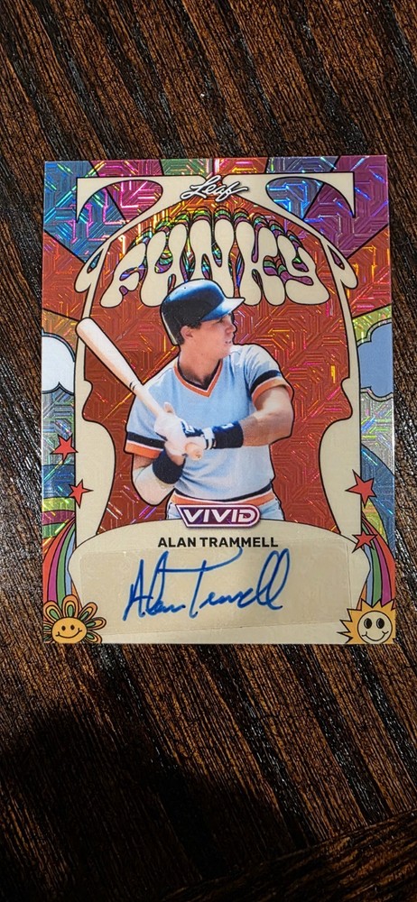 2026 Leaf Vivid Alan Trammell Funky Auto FA-AT1 Prismatic 2/6