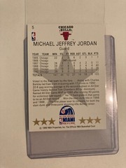 1990-91 NBA Hoops – All-Star Game #5 Michael Jordan RARE error card