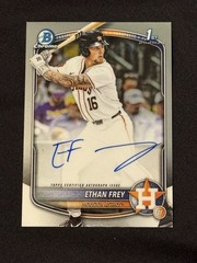 Ethan Frey 2025 Bowman Draft 1st Chrome Prospect Autographs #CPA-EF Astros