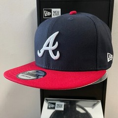 MLB – Atlanta Braves 9FIFTY Adjustable Snap-Back New Era Cap – Navy / Red