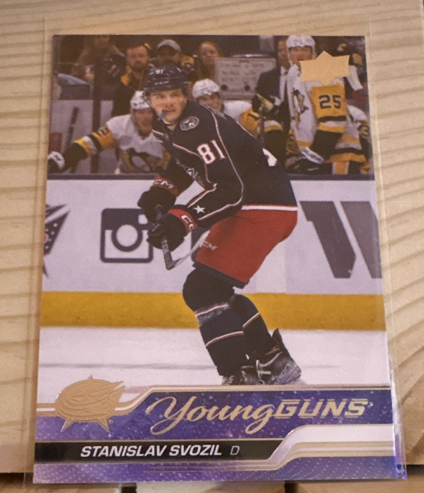 Upper Deck 2023-24 Young Guns #461 Stanislav Svozil Columbus Blue Jackets