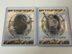 2026 WWE Topps Chrome Diamond Legacy The Rock Set of 2