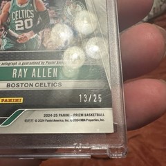 2024-25 Panini Prizm – Signatures Ray Allen #SIG-RYA Blue Wave Prizm (AU)