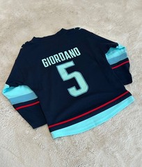 NHL Seattle Kraken #5 Mark Giordano Hockey Jersey Youth Size 4/7