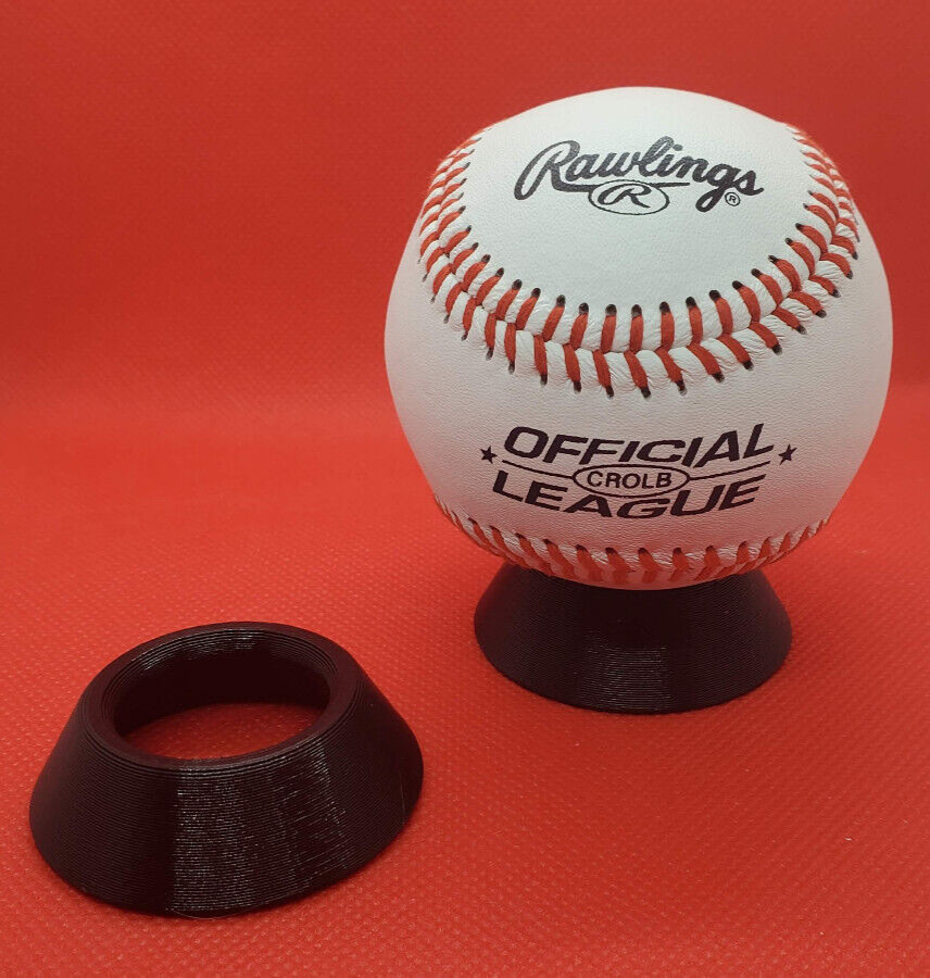 2-Pack Baseball Holder Display Stand Round 1/2&Prime; tall Autograph Stand