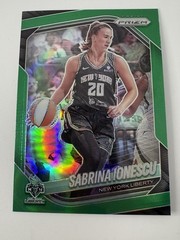 2025 Panini Prizm WNBA Sabrina Ionescu Green Prizm 19