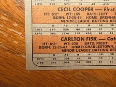 1972 Topps – 1972 Rookie Stars Carlton Fisk, Cecil Cooper, Mike Garman #79 (RC)
