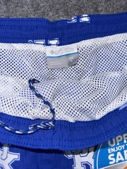 Columbia PFG Kentucky Wildcats Shorts Mens XXL Blue Lined Swim Fishing