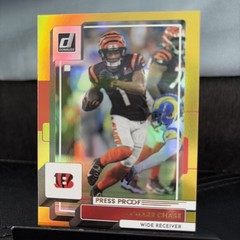 2022 Panini Donruss – Ja&rsquo;Marr Chase #196 Press Proof Premium