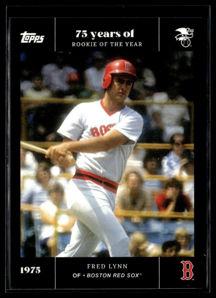2022 Topps Rookie of the Year 75th 18 Fred Lynn Boston Red Sox