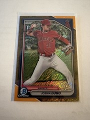 2024 Bowman Chrome Joswa Lugo Gold Shimmer Refractor 1st /50 Angels