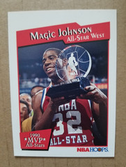 1991-92 NBA Hoops All-Star MVPs Magic Johnson #XI HOF Los Angeles Lakers
