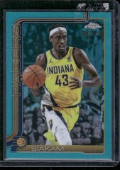 2025-26 Topps Chrome #1 Pascal Siakam Prism Refractor #/299