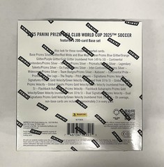 2025 Panini Prizm FIFA Club World Cup Soccer Hobby Mega Box Sealed