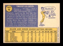 1970 Topps #49 Tim Cullen EXMT/EXMT+ X3732806