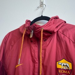 Nike 2018-2019 AS Roma Authentic Windrunner Track Rain Jacket Team Red Men’s L