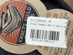 MENS M NEW Ebbets Field EFF MiLB Birmingham Barons #35 Frank Thomas T-Shirt USA