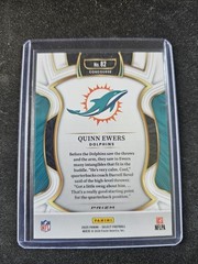 2025 Select Football RC Quinn Ewers Concourse Black and Orange Shock #82