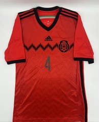 Mexico 2014 Away R. Marquez #4 Authentic adidas Jersey M Men Red Black