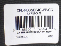 LA WILDCATS &rsquo;47 Clean Up Adjustable Baseball Hat Cap, XFL, Gray / Tan, OSFM, NEW