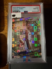 2025 Panini Prizm WNBA #95 Aziaha James Pandora Prizm RC PSA 10 GEM MINT