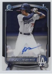 2025 Bowman Draft Chrome Prospect Aidan West #CPA-AWE Auto 1uy2
