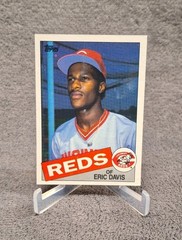 1985 Topps Eric Davis #627 (RC) MLB Cincinnati Reds